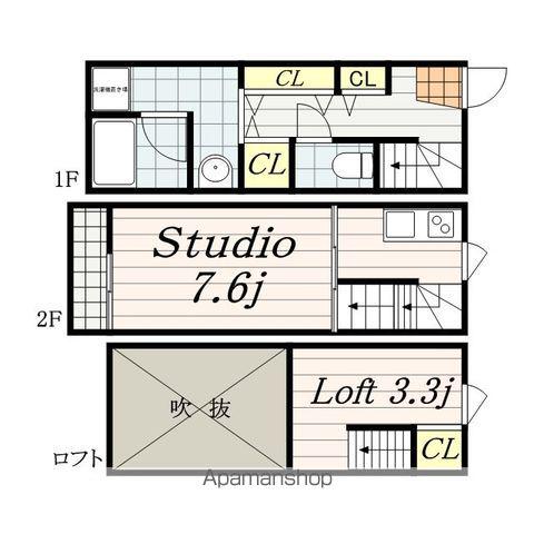 レガーロ千葉中央(1K/1階)の間取り写真