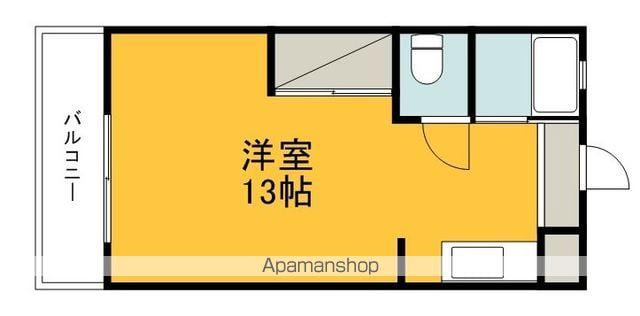 RICH FIELD土居田(ワンルーム/4階)の間取り写真