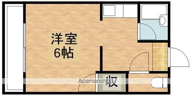 コーポ丸輪 B棟(ワンルーム/2階)の間取り写真