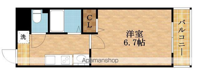 フローライト新大阪(1K/3階)の間取り写真