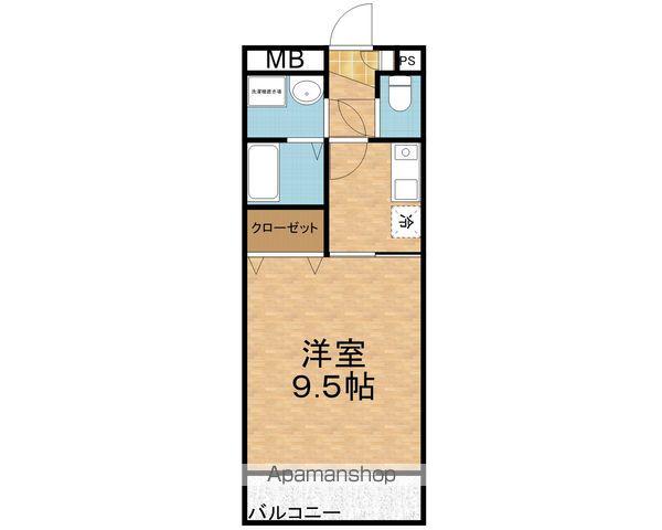 アスパイア(1K/3階)の間取り写真