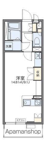 レオネクスト江原(ワンルーム/2階)の間取り写真