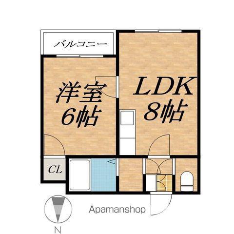 COMFORT KUSAKA(1LDK/4階)の間取り写真