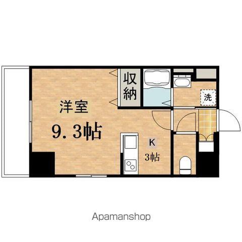 エリシア・イリス(ワンルーム/5階)の間取り写真