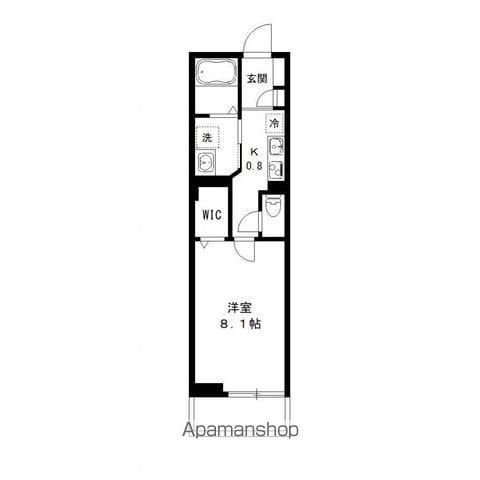 ビューノ陽光(1K/3階)の間取り写真