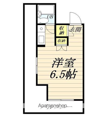 アソルティ本厚木(ワンルーム/5階)の間取り写真