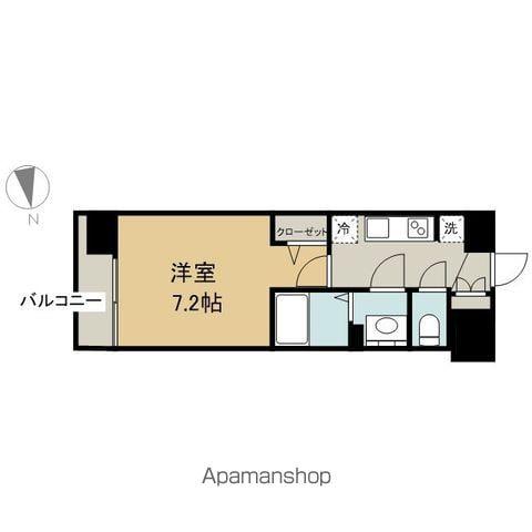 プレサンス鶴舞パーク&ステーション(1K/8階)の間取り写真