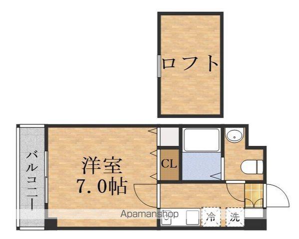LA FORET都島本通Ⅰ(1K/7階)の間取り写真