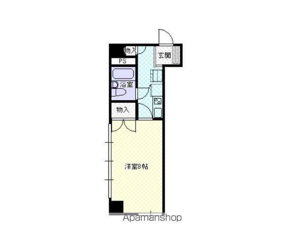盛岡ダイカンプラザ(1K/11階)の間取り写真