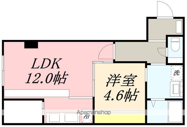 リコテシモ(1LDK/4階)の間取り写真