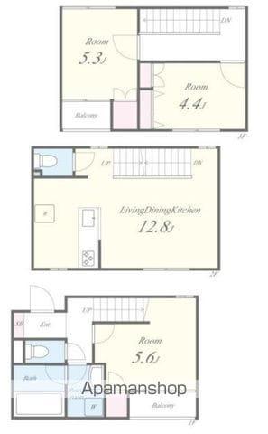 MI PATIO A棟(3LDK/1階)の間取り写真