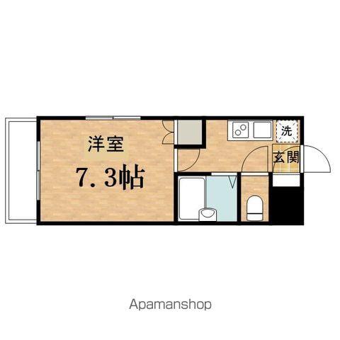 パールウィングス高幡不動(1K/2階)の間取り写真