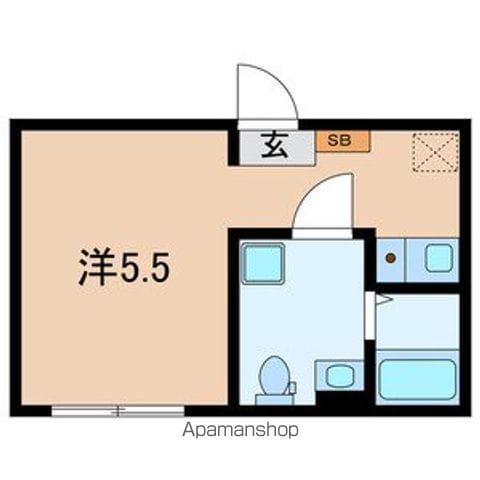 プレシャス西新井(ワンルーム/4階)の間取り写真