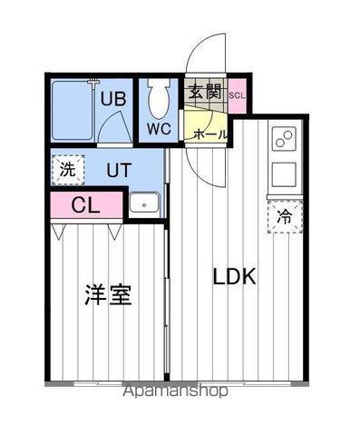 PARK WELL札大前(1LDK/3階)の間取り写真