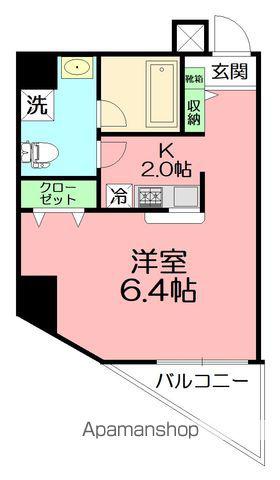 AZENIA(ワンルーム/5階)の間取り写真