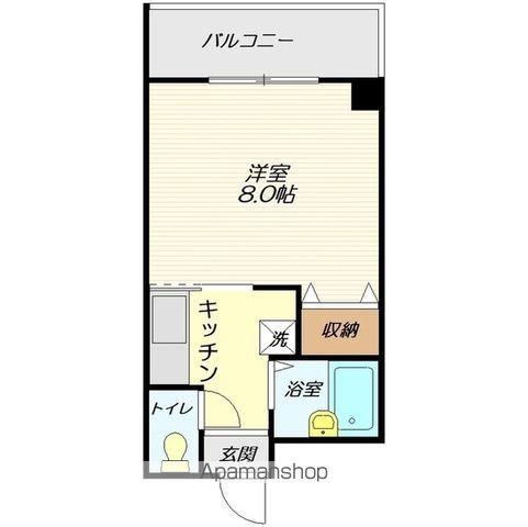 クレス十日町(1K/3階)の間取り写真