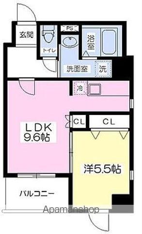 J-PLACE東町(1LDK/3階)の間取り写真