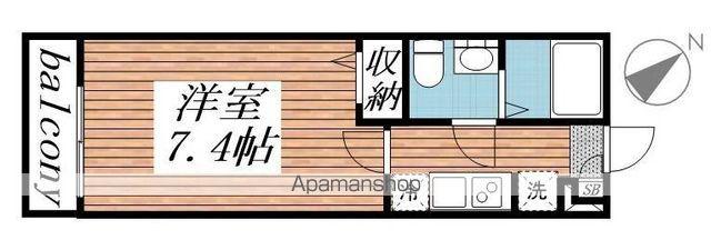 AXIS八千代台(1K/1階)の間取り写真