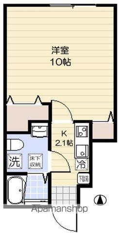 スターク亀有(1K/1階)の間取り写真