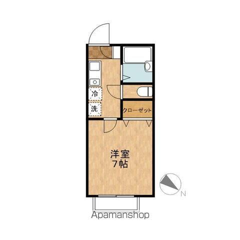 エクセレントハイム(1K/1階)の間取り写真