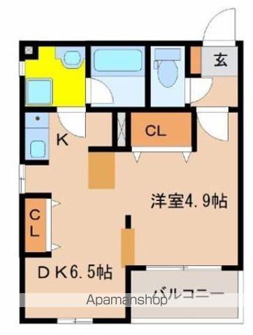 城南センタービル(1DK/4階)の間取り写真