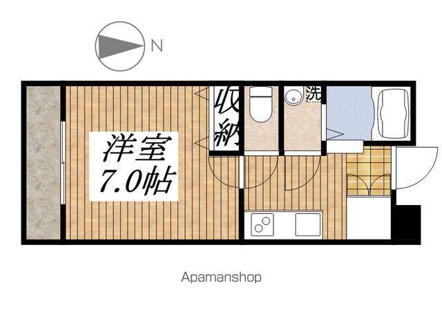 KANADE(1K/3階)の間取り写真