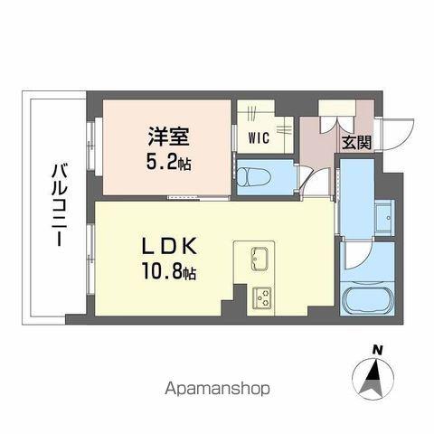 シャーメゾン神宮参道(1LDK/2階)の間取り写真