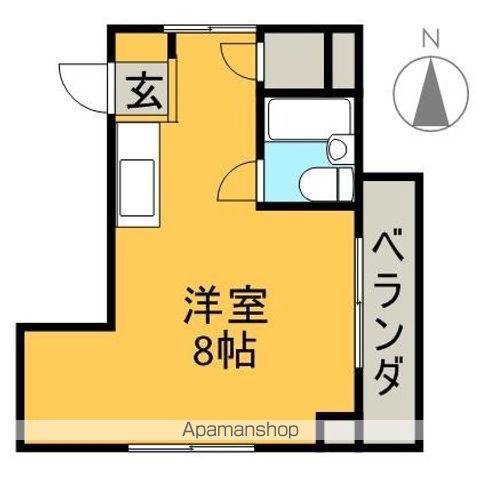 コーポ新玉(ワンルーム/1階)の間取り写真