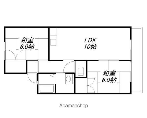 アネックス(2LDK/2階)の間取り写真