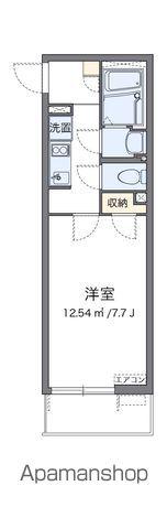 ミランダデアメルツ(1K/1階)の間取り写真