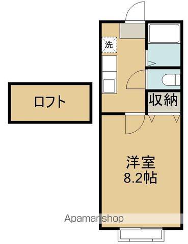 ホワイトキャッスル南小泉11番館(1K/1階)の間取り写真