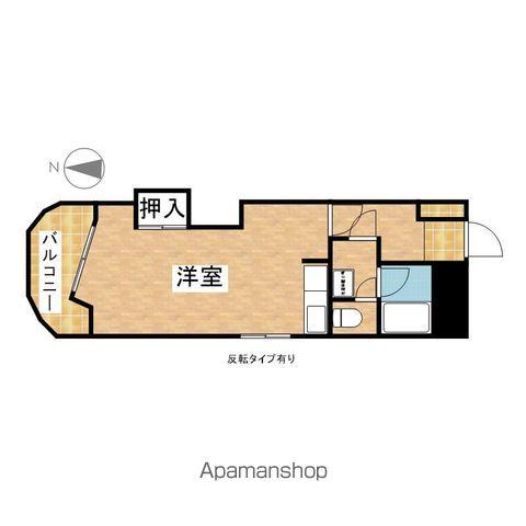 秋月ハイツ(ワンルーム/4階)の間取り写真