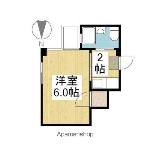 メゾンADⅢ(1K/5階)の間取り写真