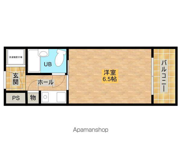 ハイネスベルシモンL‐PORT(1K/7階)の間取り写真