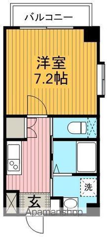 アールズコート一社(1K/2階)の間取り写真