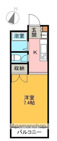 エナハイツ(1K/2階)の間取り写真