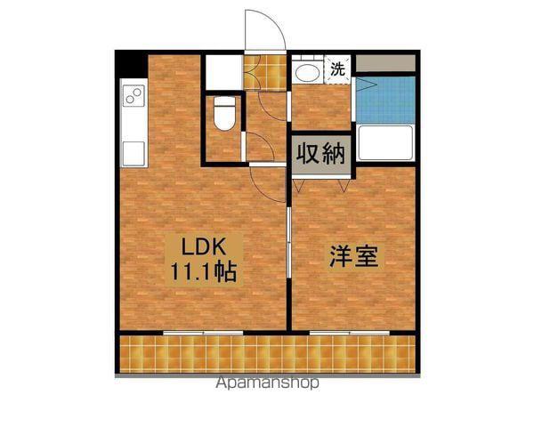 センターあいらんど(1LDK/3階)の間取り写真