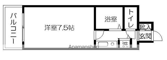 トーカン大江キャステ-ル(1K/7階)の間取り写真