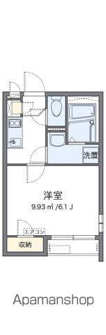 クレイノエミネンス(1K/2階)の間取り写真