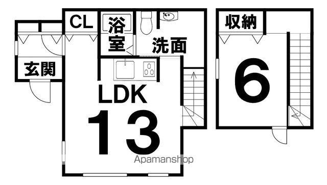 グリーンコーポ(1LDK)の間取り写真