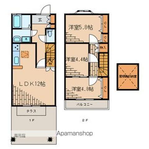テラスN・S(3LDK)の間取り写真