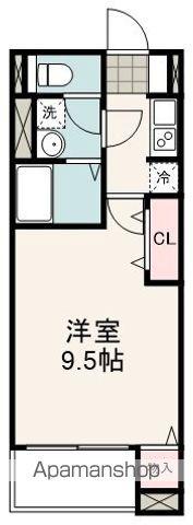 レジみん春日(1K/1階)の間取り写真