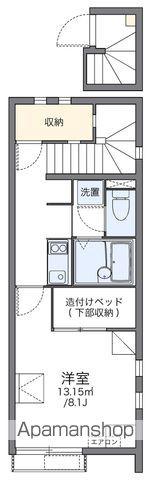 レオネクストトヨハラ(1K/2階)の間取り写真