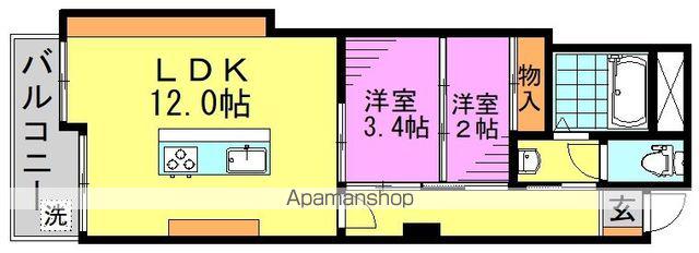 サンライフ高円寺(1LDK/7階)の間取り写真