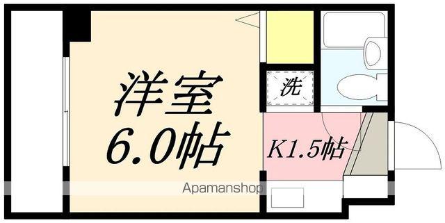 SKY COURT HAKODATE(1K/5階)の間取り写真