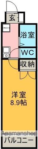 DREAM ONE(1K/4階)の間取り写真