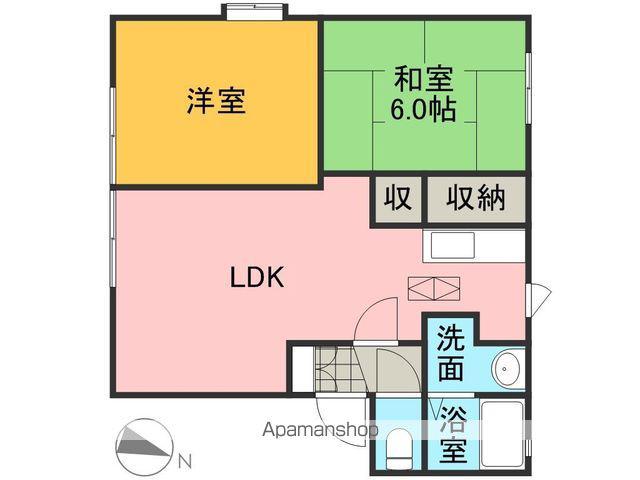 ディアズ出水(2LDK/2階)の間取り写真
