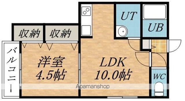 エミネンス南郷14(1LDK/3階)の間取り写真