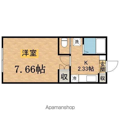 ハイムコーヤⅡ(1K/2階)の間取り写真