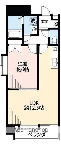 ダイコー新町(1LDK/2階)の間取り写真